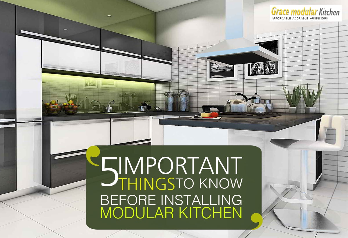 5 Important Things To Know Before Installing Modular Kitchen